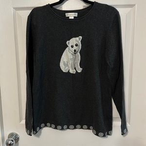 EUC Christopher & Banks 100% cotton sweater